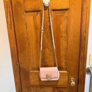 Michael Kors Tina Small Leather Crossbody Blossom 6in w x 5in h x 2 in d